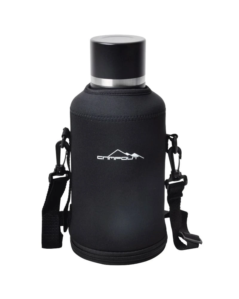 Campout Çİft Katmanli Termos Sİyah 2000 Ml