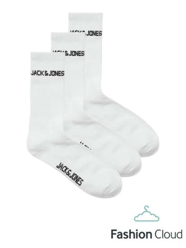 Jack & Jones One Sıze Erkek Çorap - Beyaz One Size