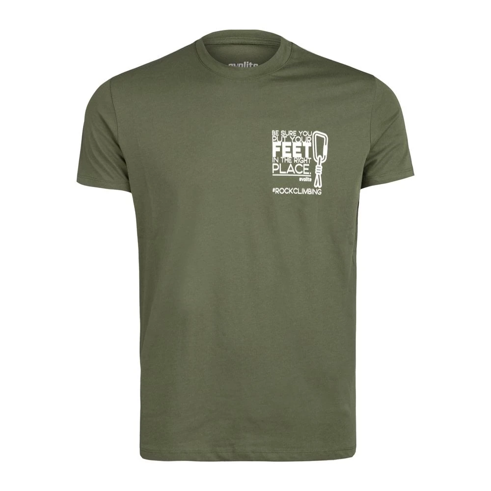 Evolite Rock Climbing T-shirt-haki
