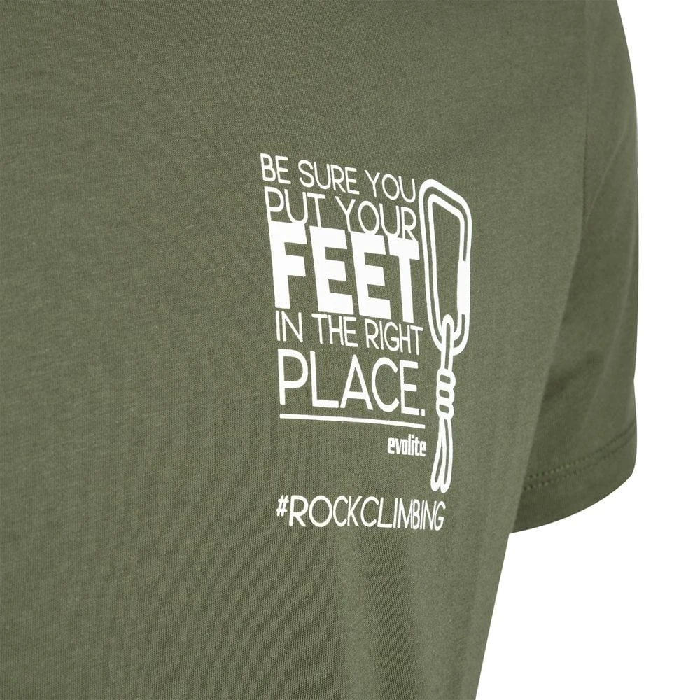 Evolite Rock Climbing T-shirt-haki