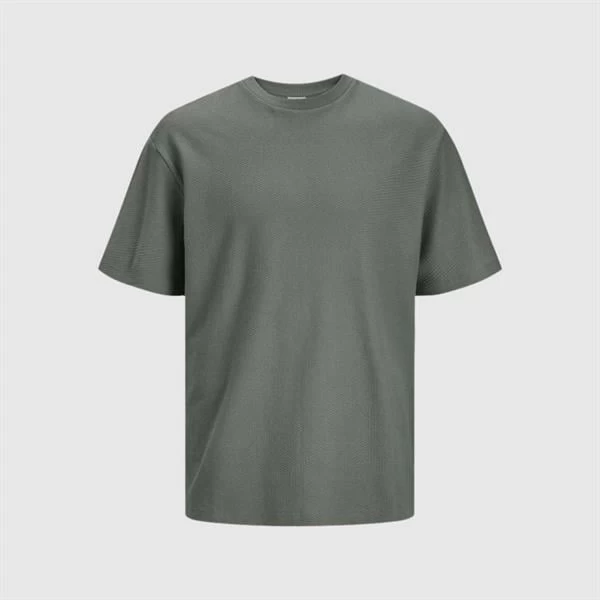 Jack & Jones Clean Rahat T-Shirt Bisiklet Yaka  - Yeşil M Beden