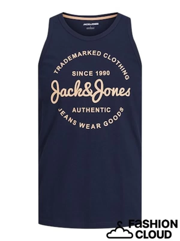 Jack & Jones Askılı Plaj T-Shirt - Lacivert L Beden