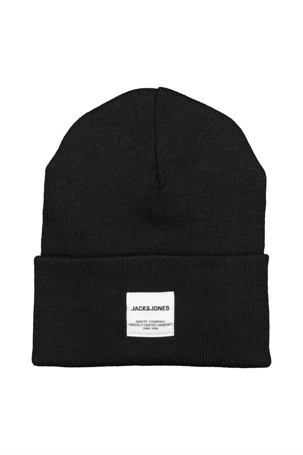 Jack & Jones Organik Pamuk Bere - Siyah One Size
