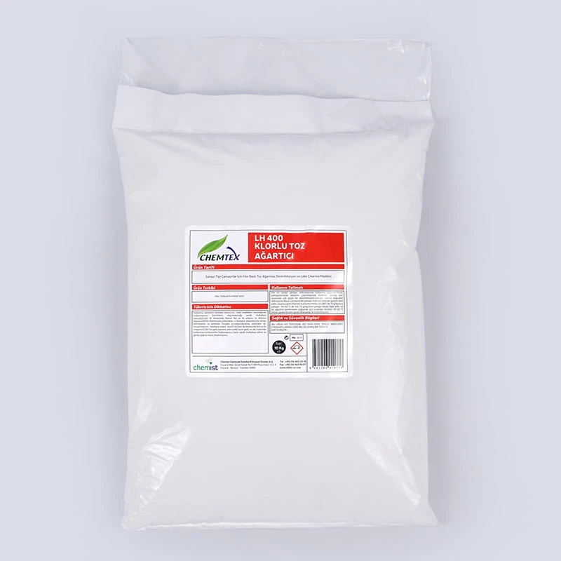 10 Kg Chemtex Lh400 Klor Bazlı Toz Ağartıcısı