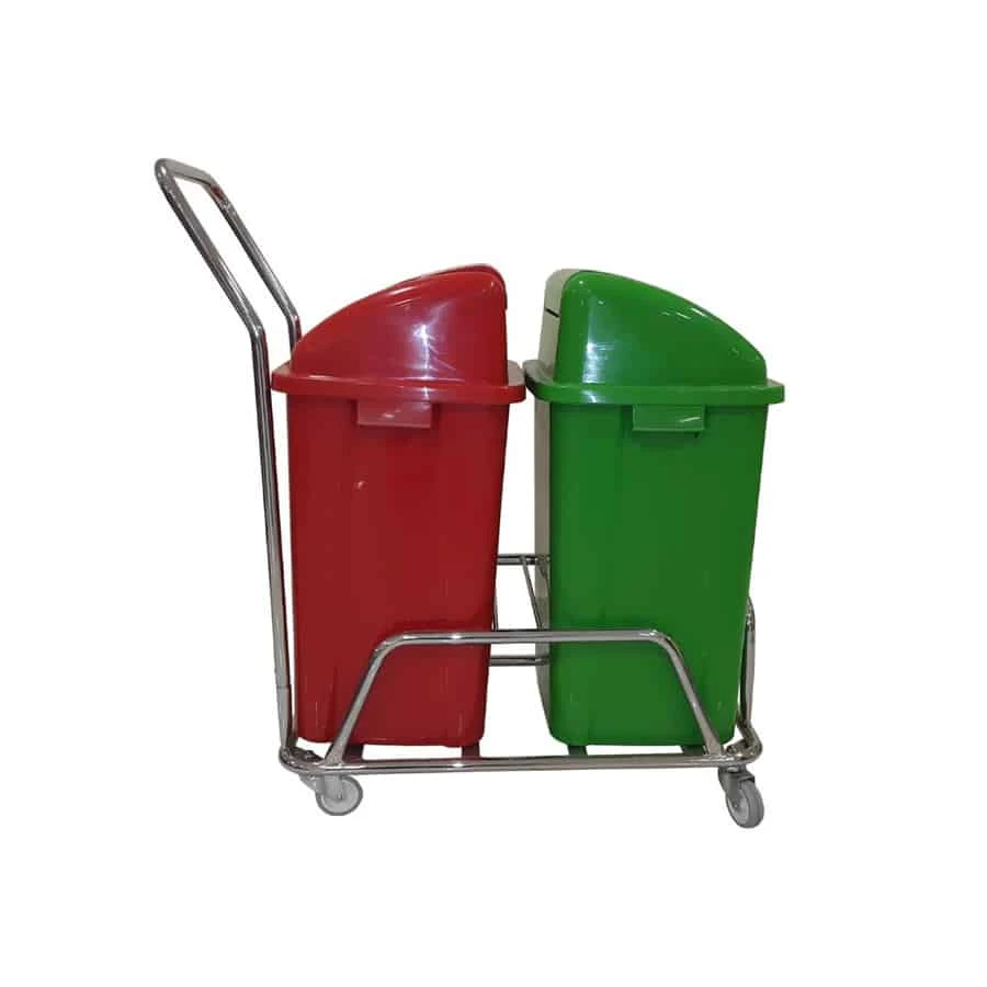 Everplast 2'li Çöp Ayrıştırma Arabası