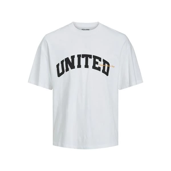 Jack & Jones Oversize Extra Rahat T-Shirt - Beyaz L Beden