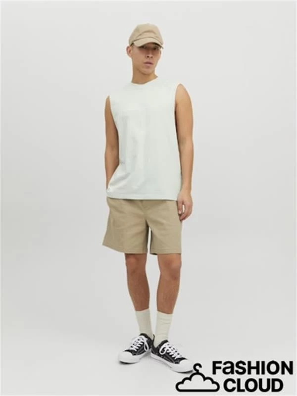 Jack & Jones Erkek Kalın Askı Sporcu Atlet Su Yeşili - Su Yeşili 2XL Beden