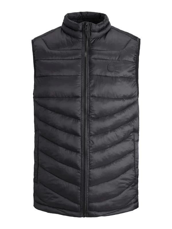 Jack & Jones Büyük Beden Şişme Yelek  - Siyah 2XL Beden