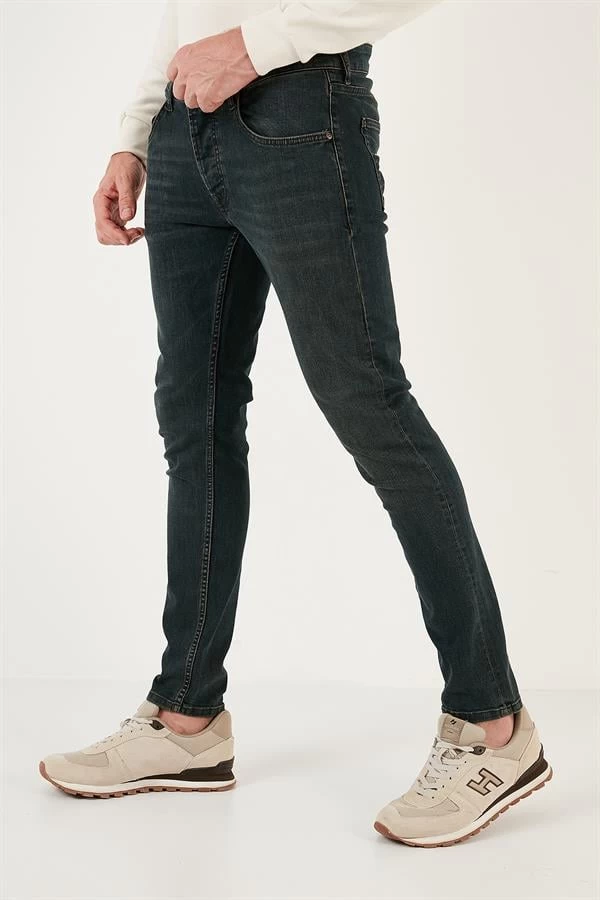 Jack & Jones Slim Fit Likralı Jean  - Yeşil 31-30