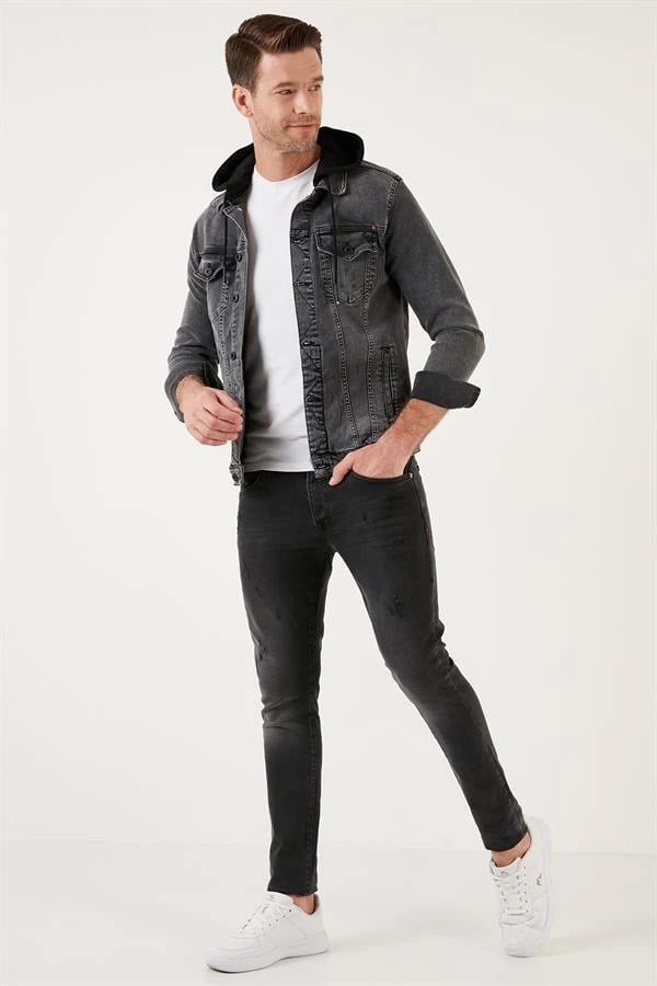 Jack & Jones Slim Fit Erkek Jean  - Siyah 34-32
