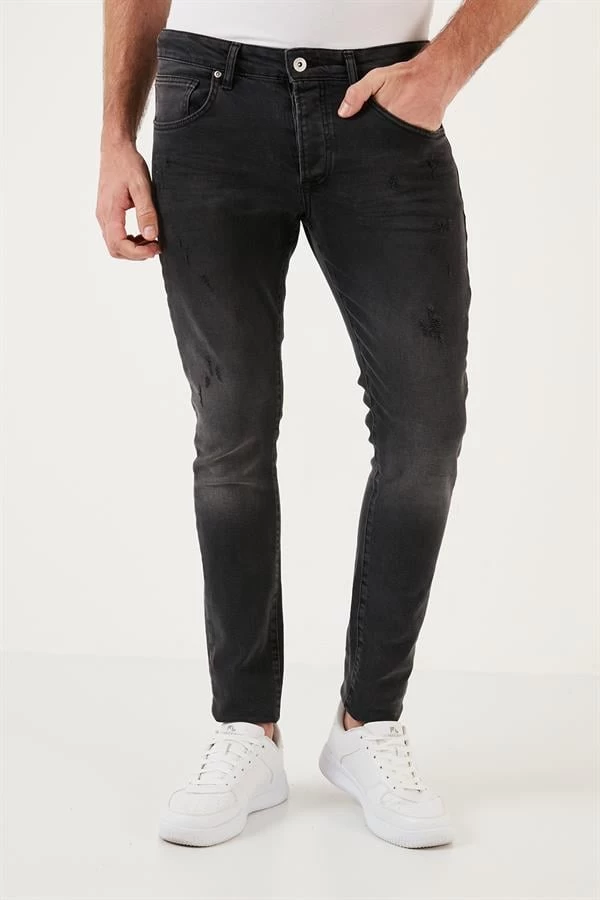 Jack & Jones Slim Fit Erkek Jean  - Siyah 34-32