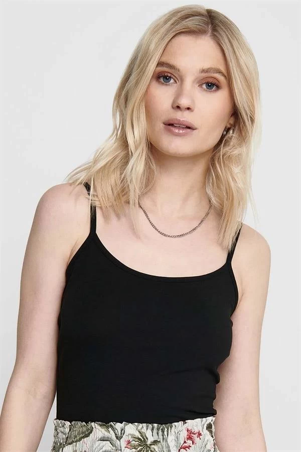 Only İp Askılı Body Bluz - Siyah S Beden