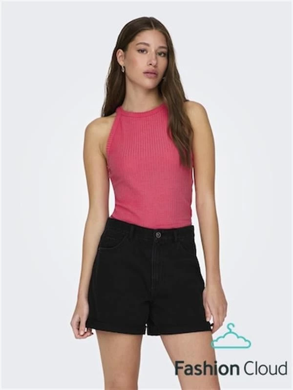 Jack & Jones Kadın Günlük Crop Atlet  - Pembe L Beden
