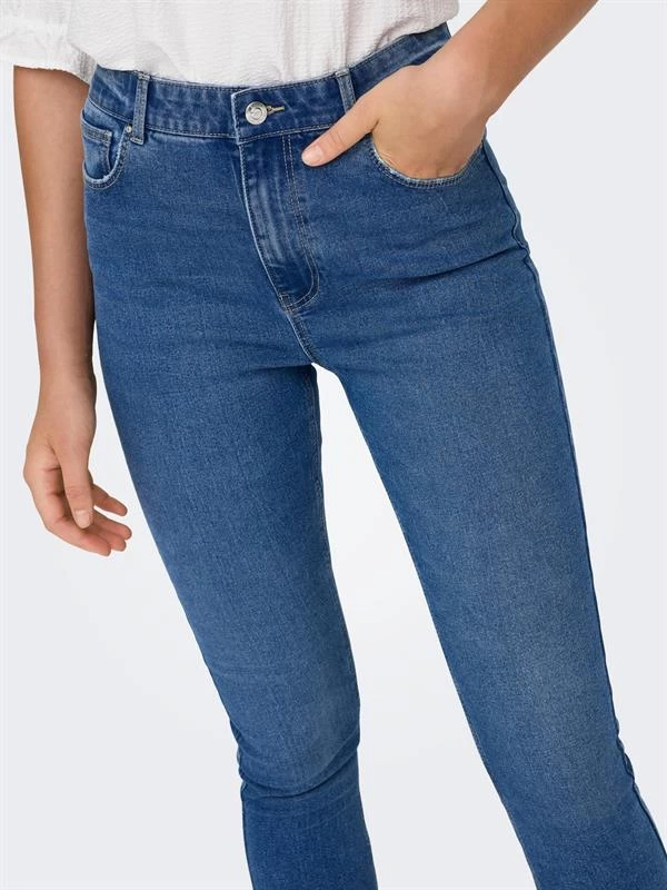 Only Yüksek Bel Dar Kesim Jean - Açık Mavi 25-32