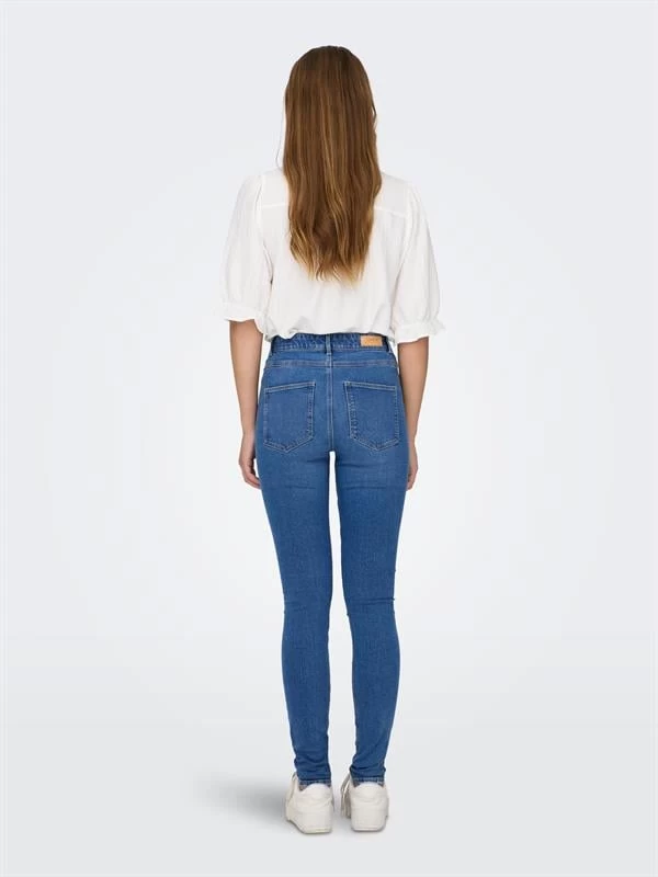 Only Yüksek Bel Dar Kesim Jean - Açık Mavi 25-32