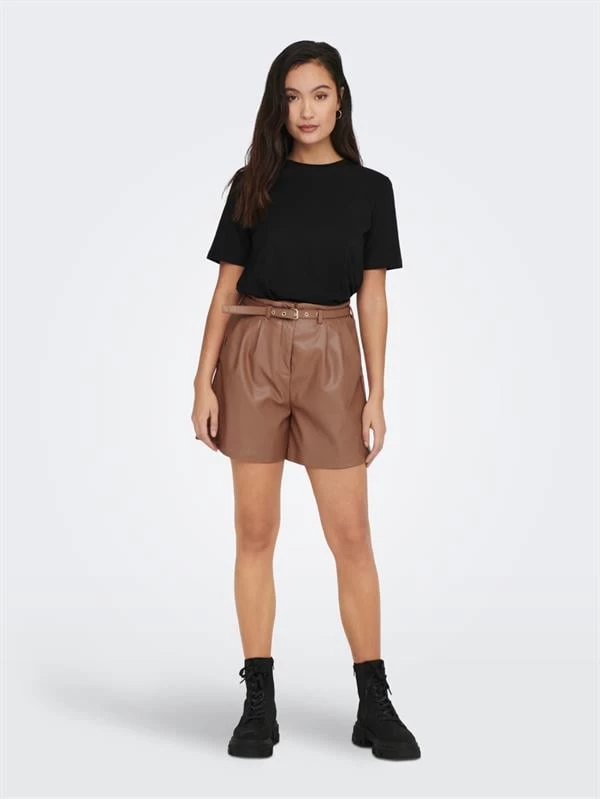 Only Basic Solıd Color T-Shirt  - Siyah M Beden