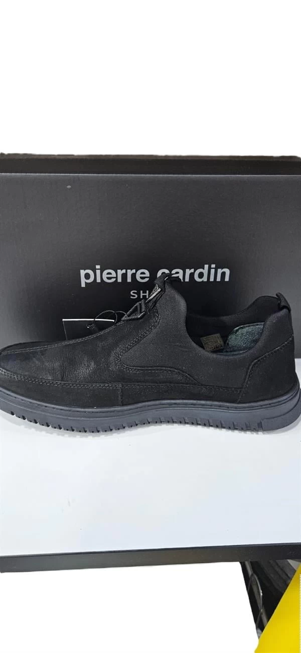 Pierre Cardin Hakiki Deri Su Geçirmez Erkek Ayakkabı - Siyah 42