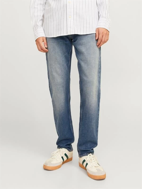 Jack & Jones Jjımıke Jjcooper Cj 189 Sn Boru Paça Erkek Kot Pantolon - Lacivert 33-32