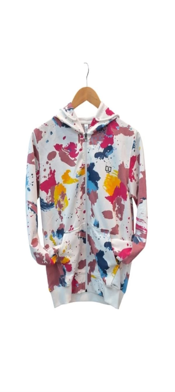 Fermuarlı Kadın Sweatshirt Batik Bp - Renk: Bp, Beden: S