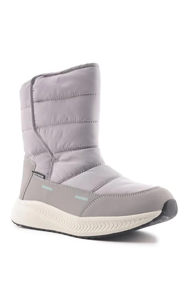 Waterproof Kadın Kar Botu Grı - Renk: Gri, Beden: 38