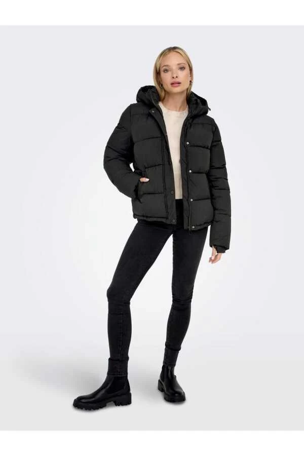 -30 Dayanıklı Premium Şişme Mont Beyaz Beyaz Beyaz Beyaz Beyaz Siyah - Renk: Siyah, Beden: Xlarge