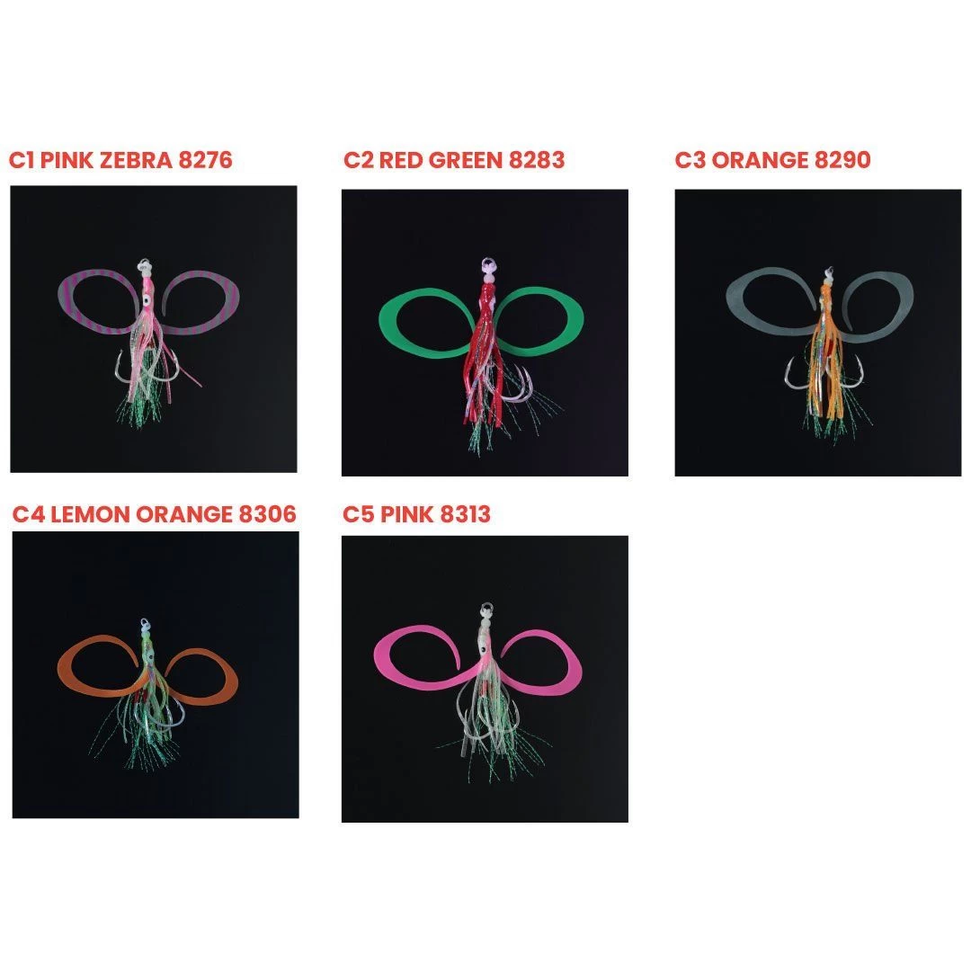 Seabor Squid Hook Skirt Hazır Asist Takım Pink 2/0 -  2 Adet