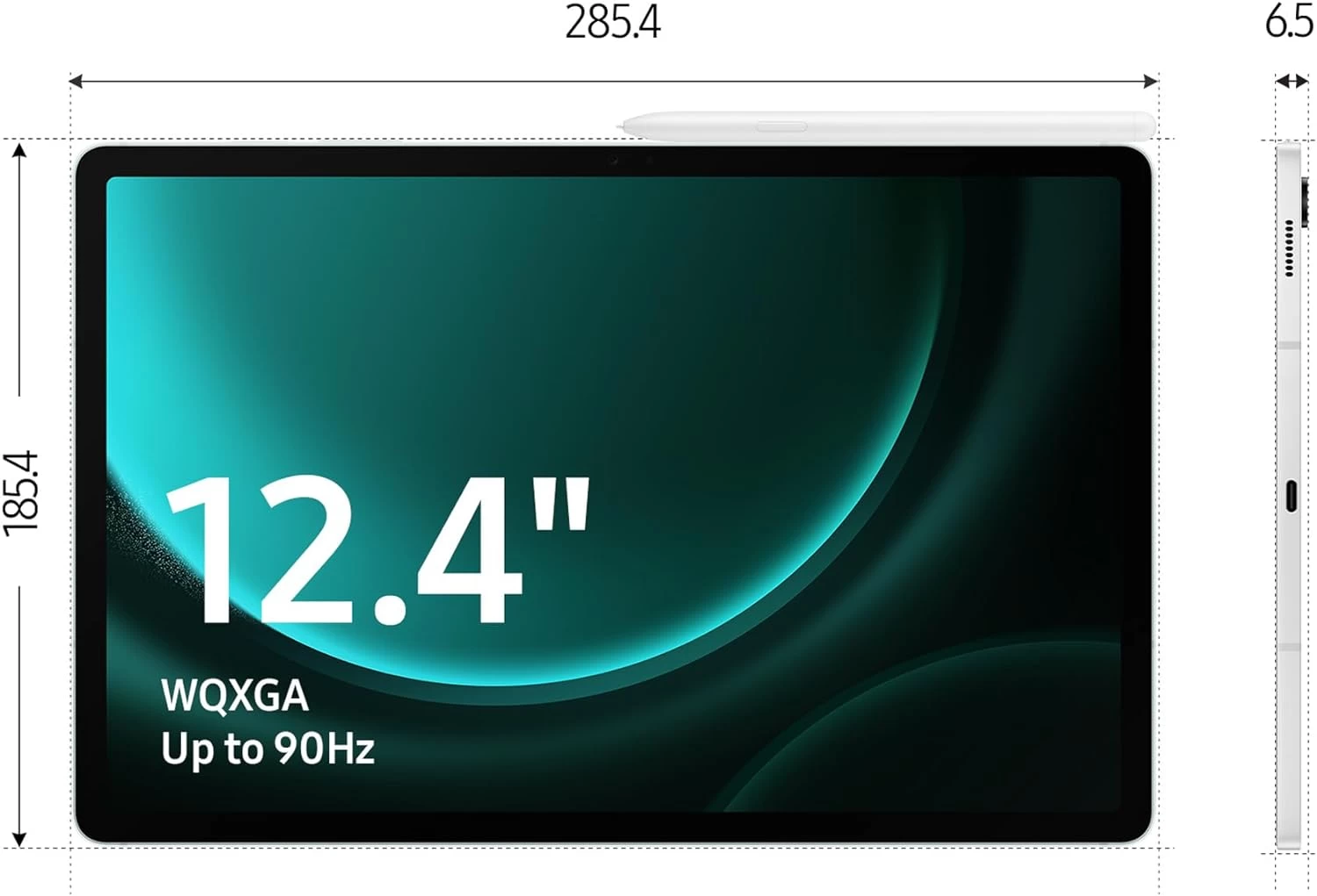 Samsung Tab S9 Fe+ X610 128gb 12.4" Lavender Tablet