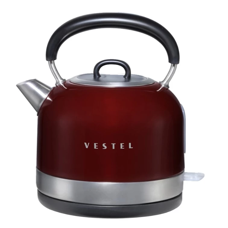 Vestel Retro Bordo 2200 W 1.7 Lt Celik Kettle