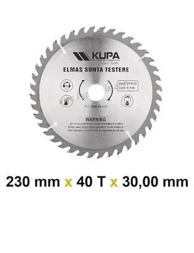 Kupa Sunta Kesme Daire Testere 230 × 40 × 30 mm