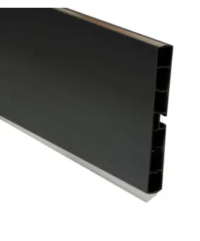 Plastik Baza Düz Siyah 12 cm 3,66 m