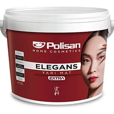 Polİsan İÇ Cephe Elegans Extra Yarimat Beyaz 12,5 L