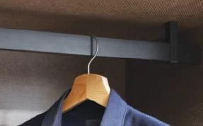 Premium Dikdörtgen Askı Borusu Flanşı Üstten Antrasit