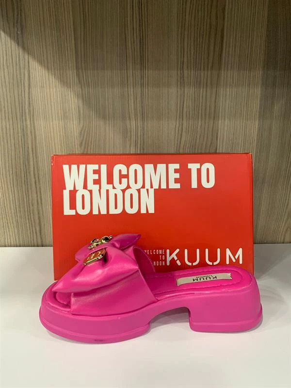 K707107 Fashıon Bayan Terlik - Renk : Pembe, Beden : 38