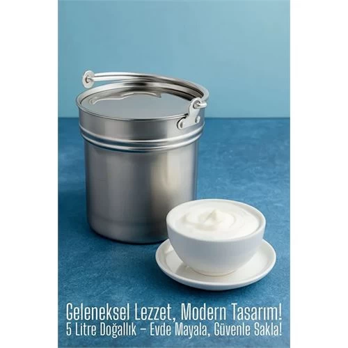 Modacar Yoğurt Bakracı 5 Lt Paslanmaz Çelik