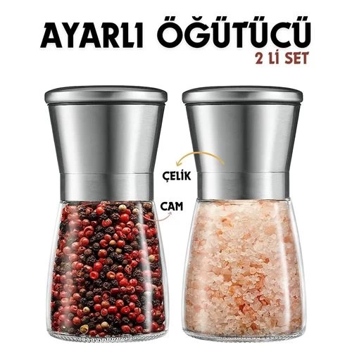 Modacar 2 Li Baharat Tuz Öğütücü Set Dees Dickerhoof Design