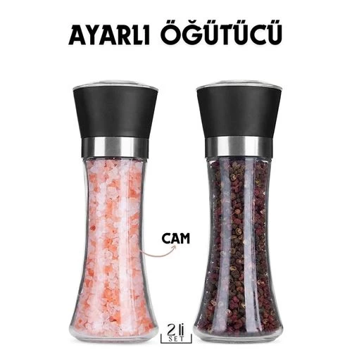 Modacar 2 Li Baharat Tuz Öğütücü Set Dees Dickerhoof Design