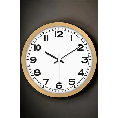Modacar Duvar Saati Klasik 31 Cm Gold