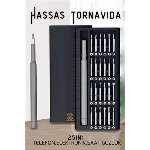 Modacar Manyetik Hassas Tornavida Seti Saat Elektronik Telefon Tamir Tornavidası