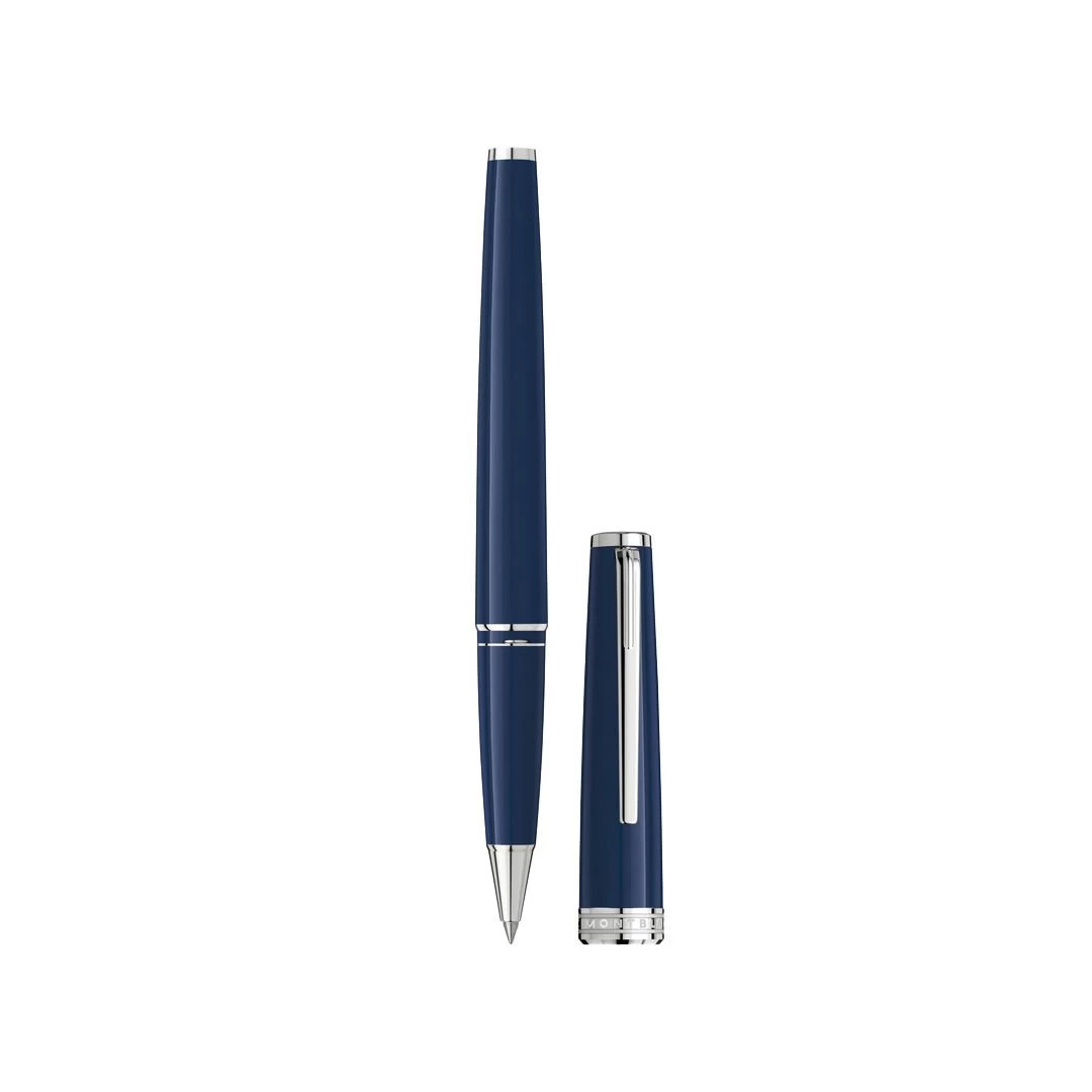 128956 Mont Blanc Set With Pix Blue Rollerball And Meisterstück Kartlık