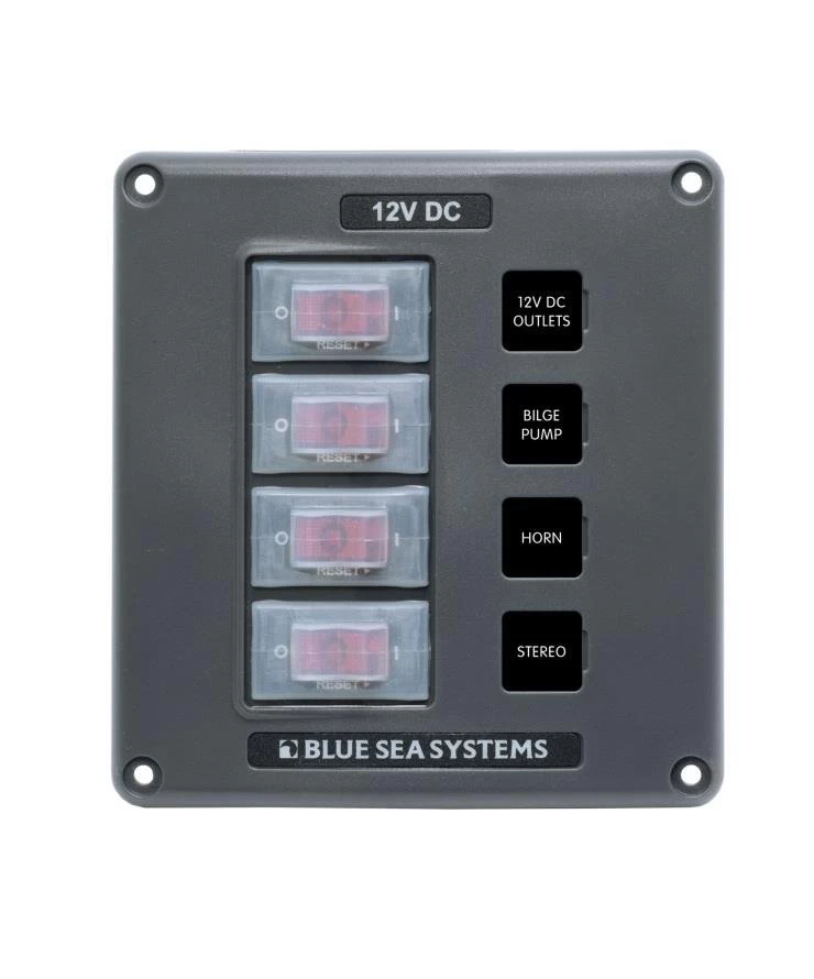 Blue Sea Swicth Panel 4lü