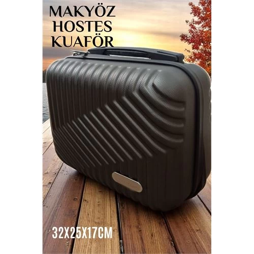 Modacar Makyaj, Kuaför, Kabin İçi ve Hostes Çantası Antrasit