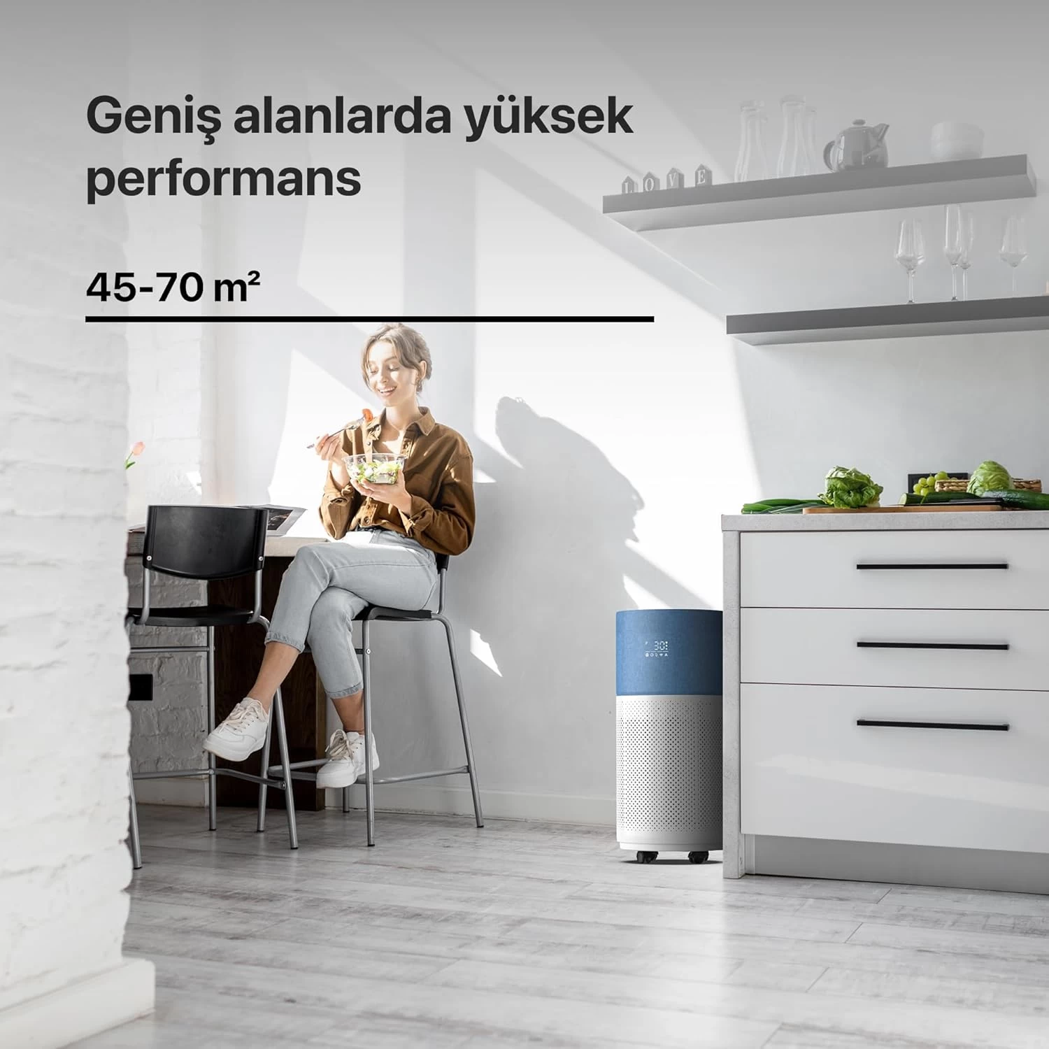 Xenon Smart X7420_m2 Akilli Hava Temizleyici Mavi