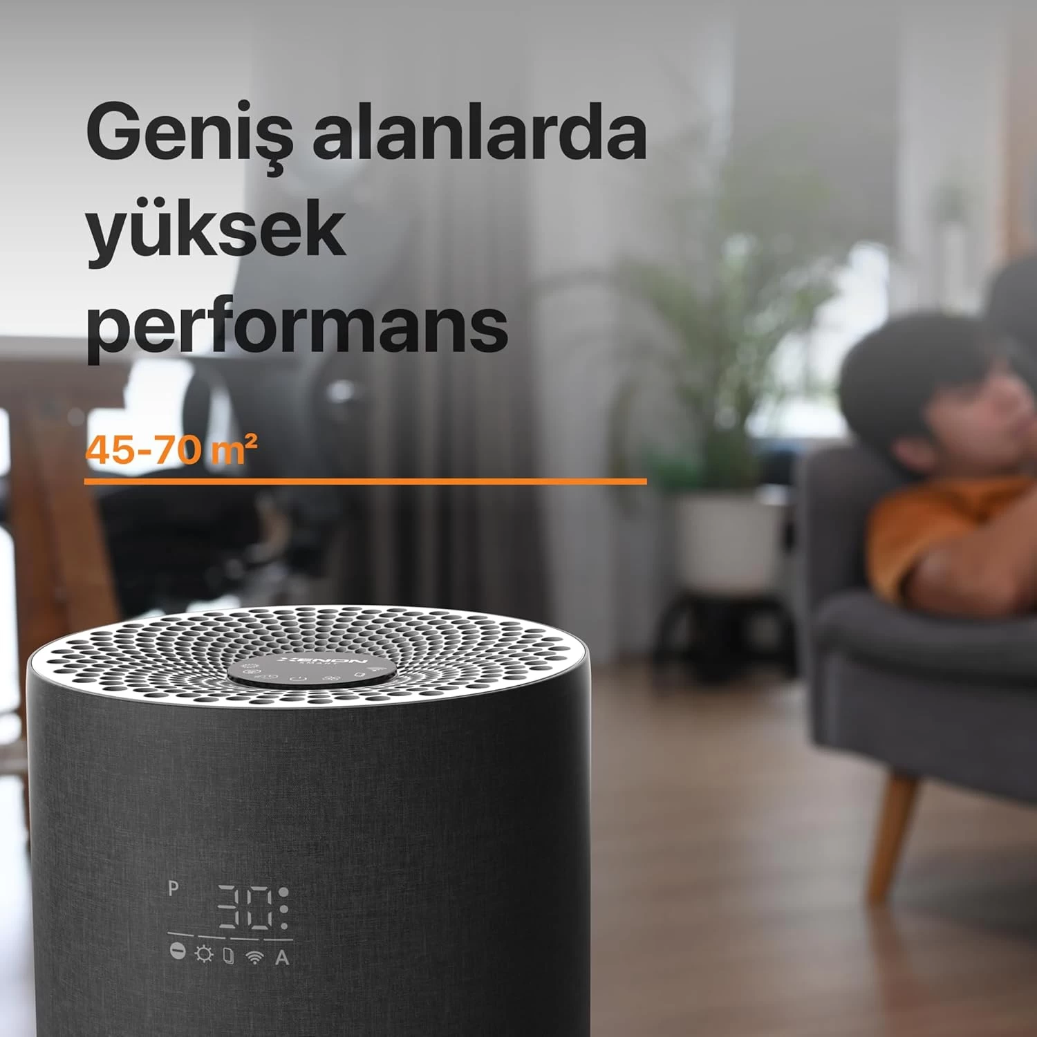 Xenon Smart X7420 M0 Akilli Hava Temizleyici Gri