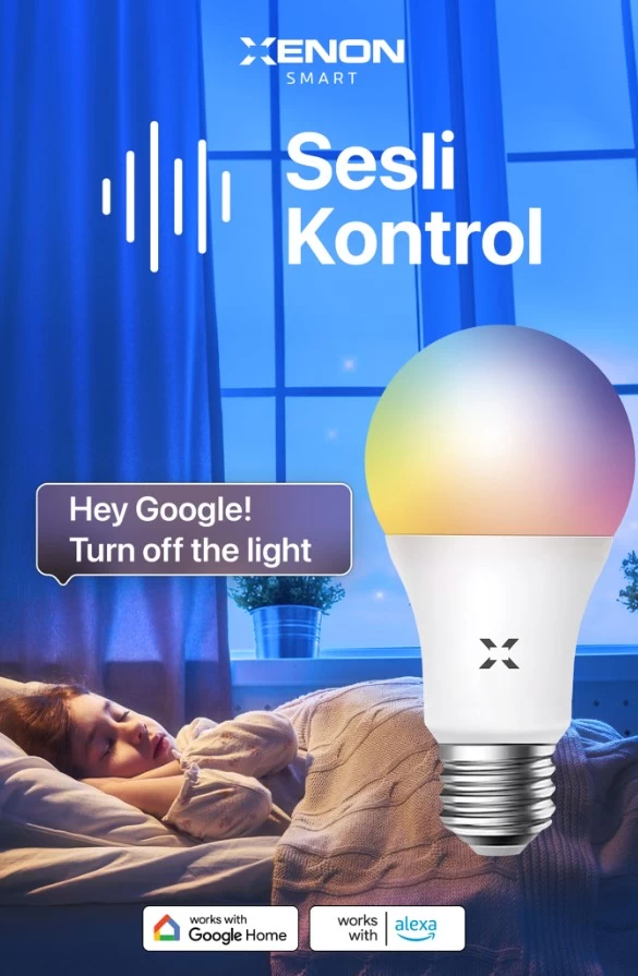 Xenon Smart Wi-fi Led Akilli Rgb Ampul X7021