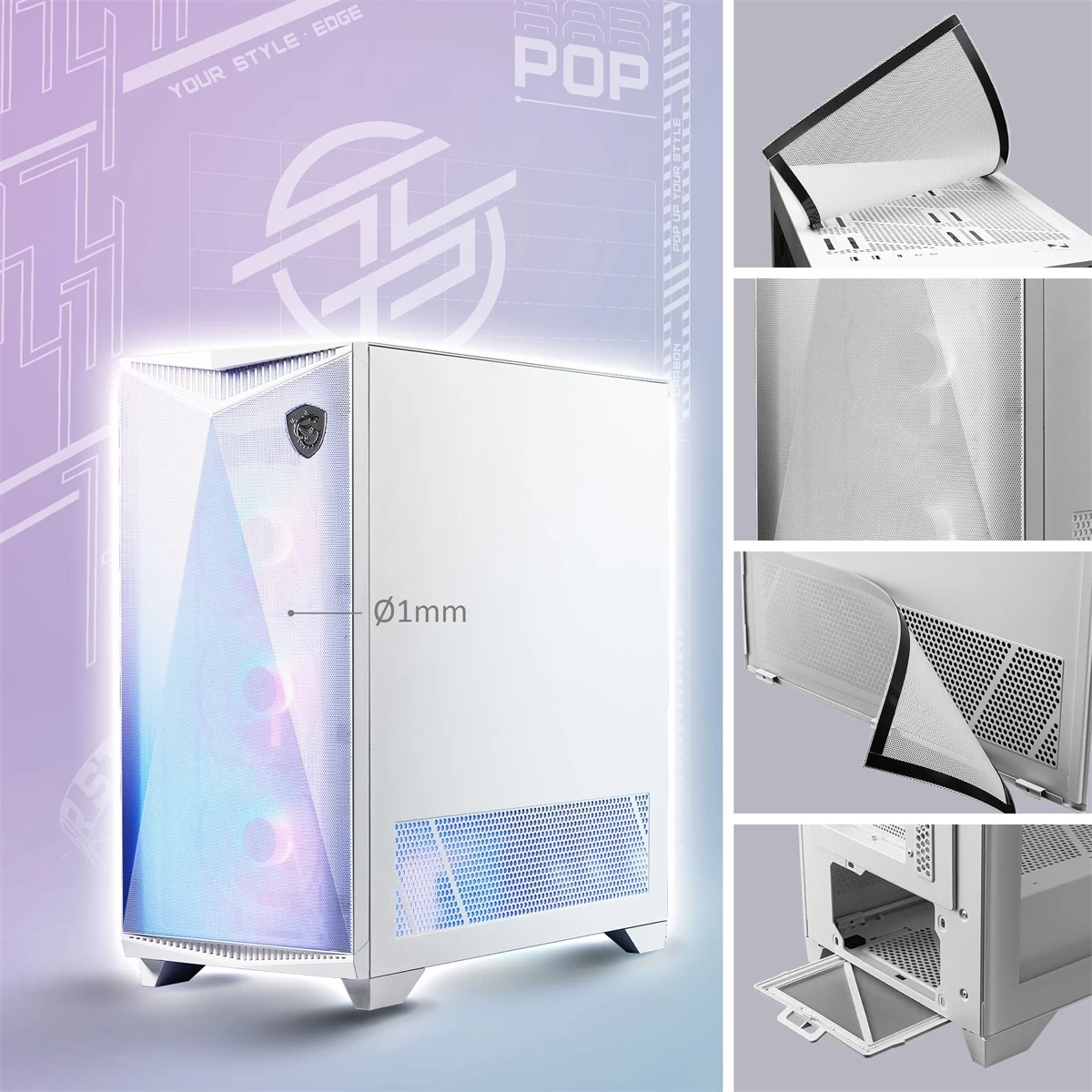 Msi Mpg Gungnir 300r Airflow White Kasa