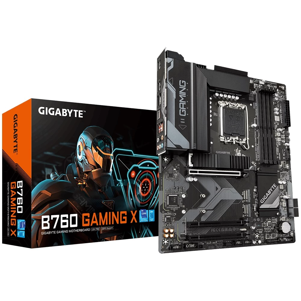 Gigabyte B760 Gaming X DDR5 7600 MHz (OC) HDMI DP ATX LGA 1700 Anakart