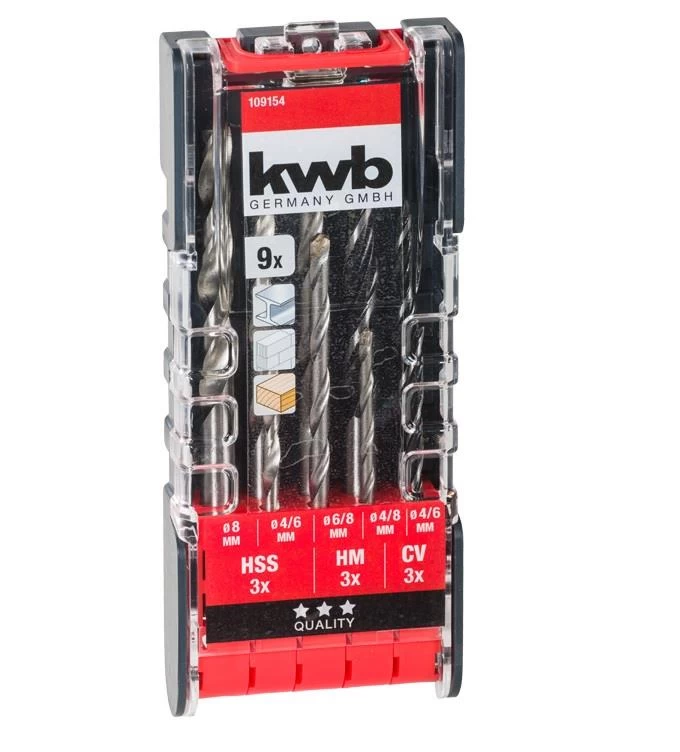 Kwb Matkap Ucu Seti 9 Parça