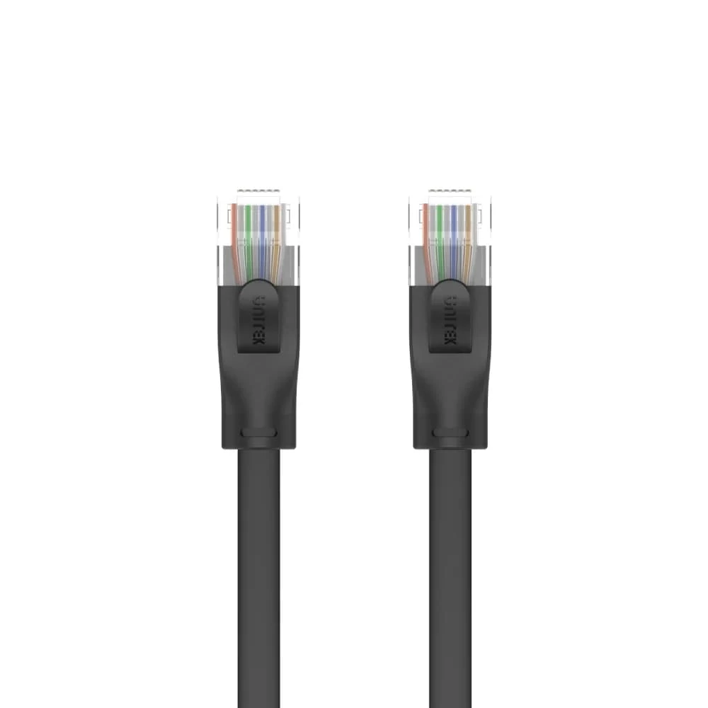 Unitek Cat6 Patch Kablo 10mt Flat 1gbps, Sİyah (c1813gbk)