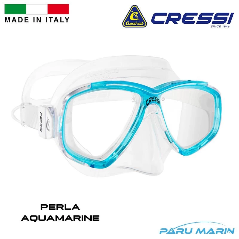 Cressi Perla Aquamarine Dalış ve Yüzme Maskesi