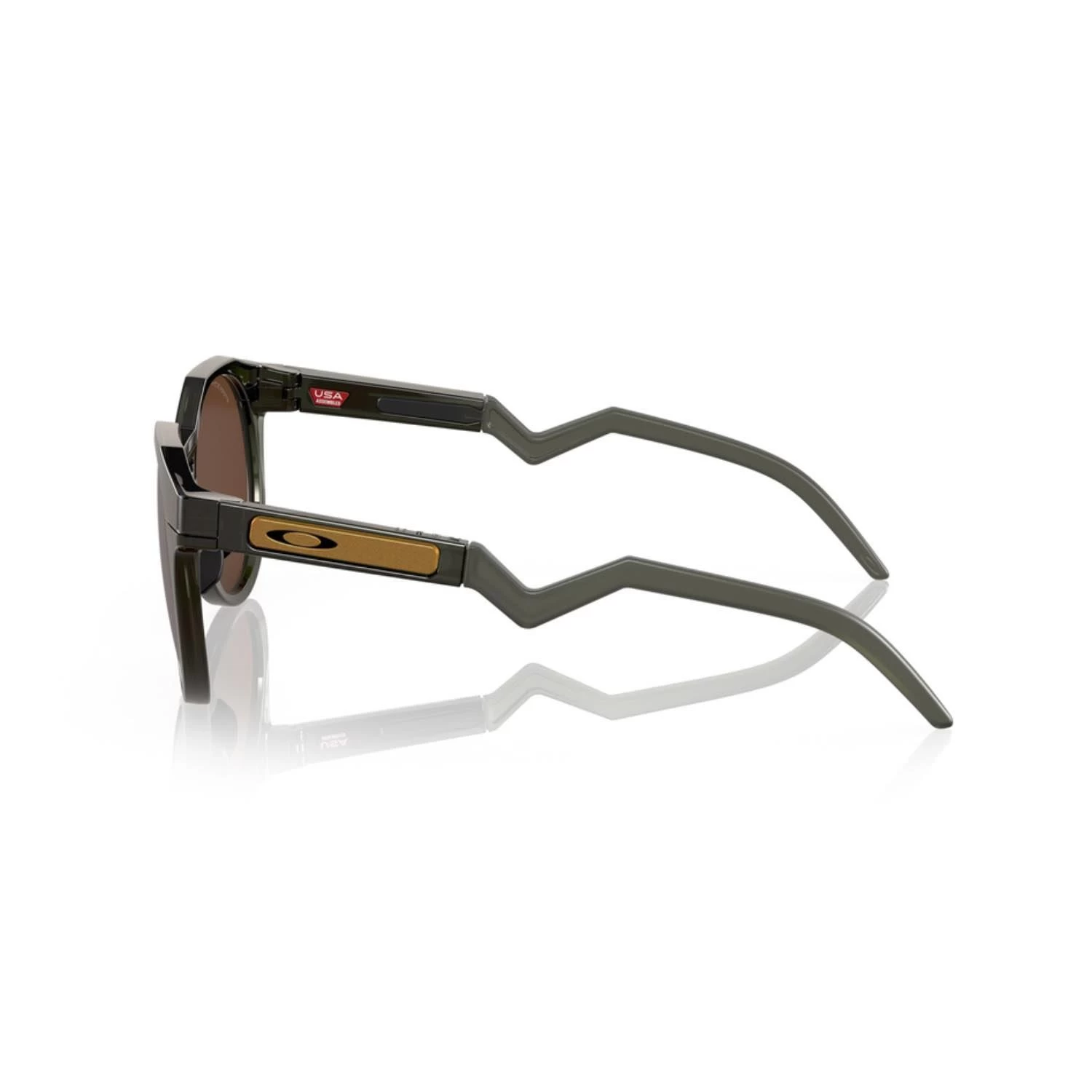 Oakley 0oo9242 924203 52 Erkek Hstn Yuvarlak Yeşil Kemik Güneş Gözlüğü